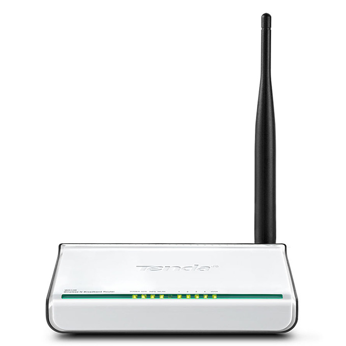 Tenda W311R WiFi Wireless Router Ripetitore WiFi 802.11b / g / n 150Mbps 4  Switch Ports - Bianco