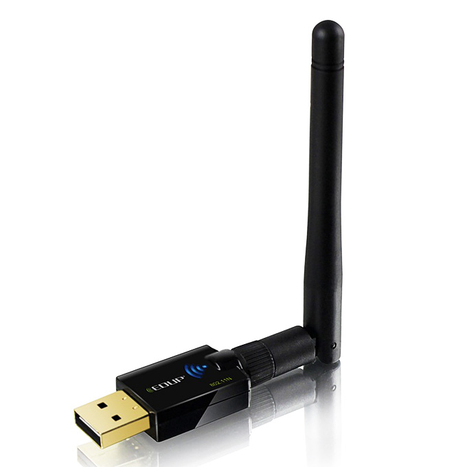 

EDUP EP-MS1559 802.11b/g/n 300Mbps Wireless USB Adapter WiFi Network Card Support AP - Black