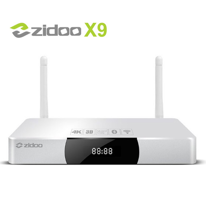 ZIDOO X9 Quad Core Smart XBMC KODI 4K TV BOX MSTAR HDMI-in Recorder Android OS 2GB/8GB 4K H.265 Player Dolby DTS w/ USB3.0 2G/5G WiFi BT