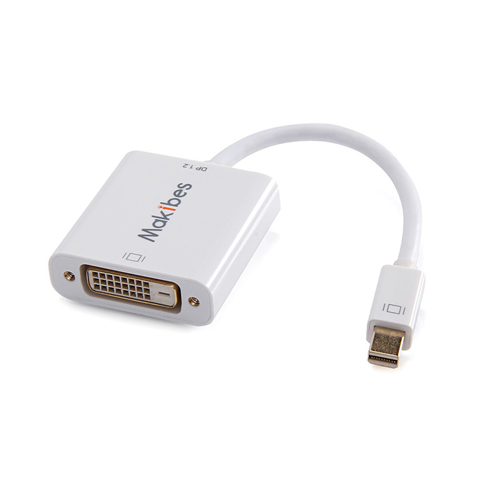 

Makibes MP12-D MINI DP to DVI Adapter 1.2 in ABS Material