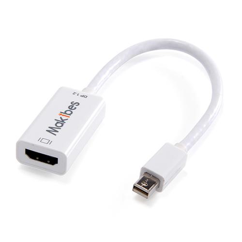 

Makibes MP-H01 MINI DP to HDMI Adapter 1.2 in ABS housing
