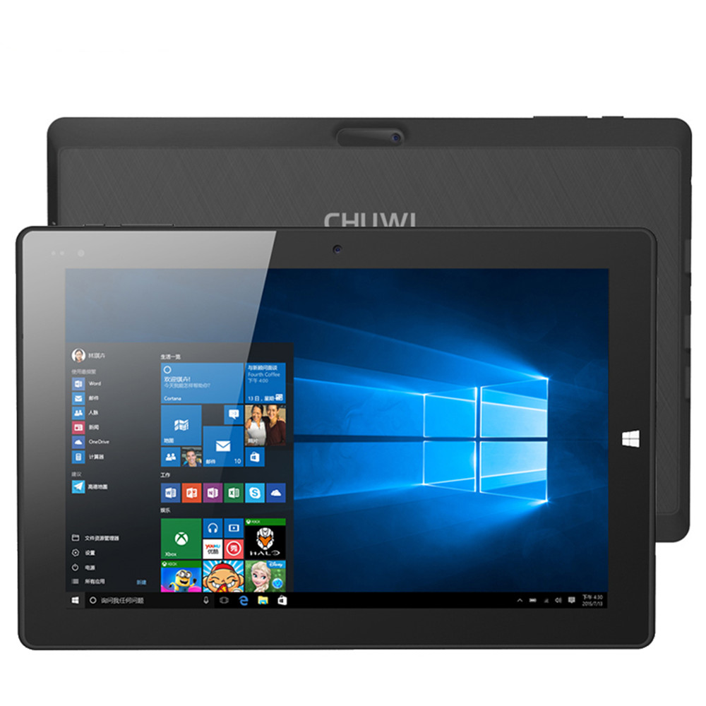 CHUWI Hi10 2 in 1 Ultrabook Tablet PC 10 inch Windows10 4GB/64GB Intel Cherry Trail Z8300 Quad Core 1.84GHz IPS 1920*1200 HDMI - Black