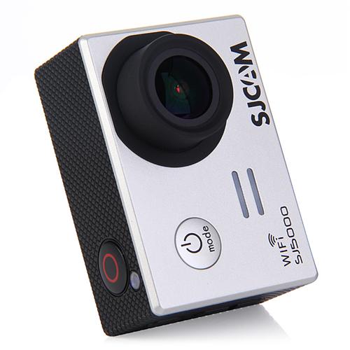 

SJCAM SJ5000 WiFi Sports Camera Novatek 96655 14MP 1080P 170 Degree Lens 2.0 Inch Waterproof HD Camcorder Car DVR - Silver