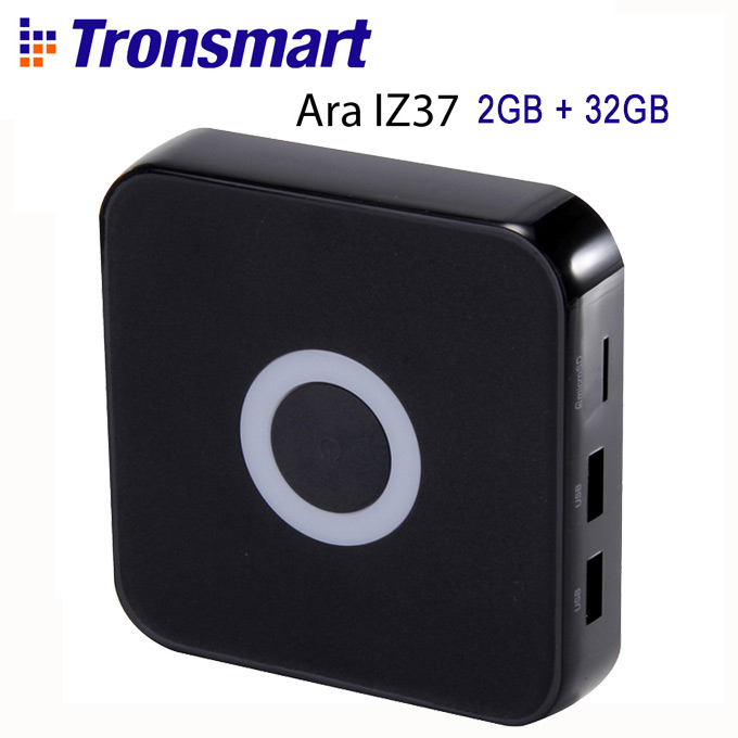 Tronsmart Ara IZ37 Windows 10 Android Dual OS TV Box Intel Z3735F Quad Core 2G/32G 802.11 b/g/n BT4.0 LAN HDMI OTA