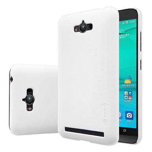 NILLKIN voor Asus Zenfone Max / Zenfone Max Pro Frosted Shield telefoonhoes beschermende achterkant - wit