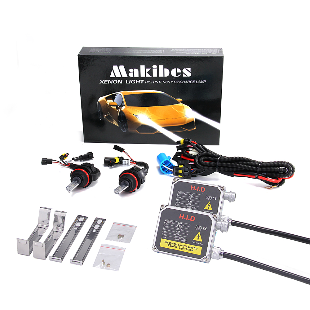 Makibes Xenon HID Kit Car Headlight Xenon Bulb Slim Ballast