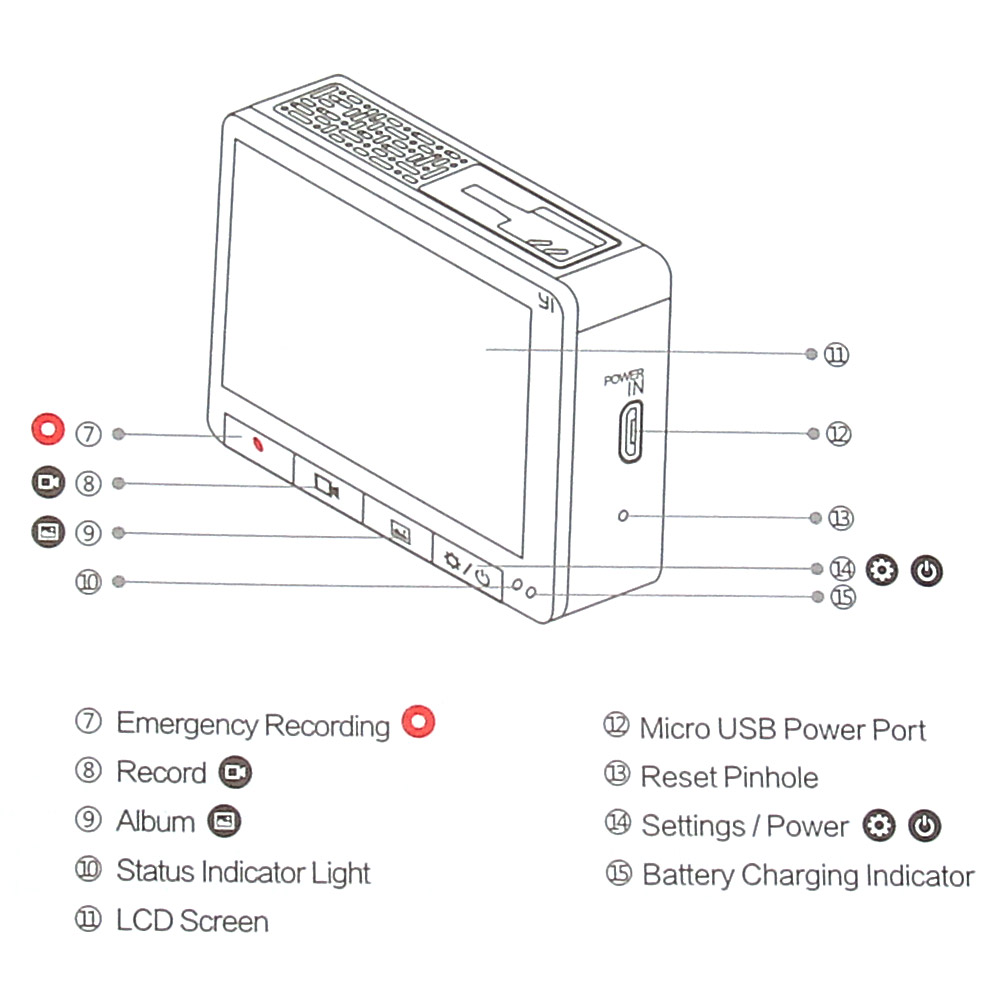 Xiaomi yi wifi dvr замена батареи