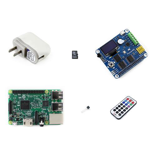 

Raspberry Pi 3 Model B + Expansion Board Pioneer600 + 8GB Micro SD card + Accessories