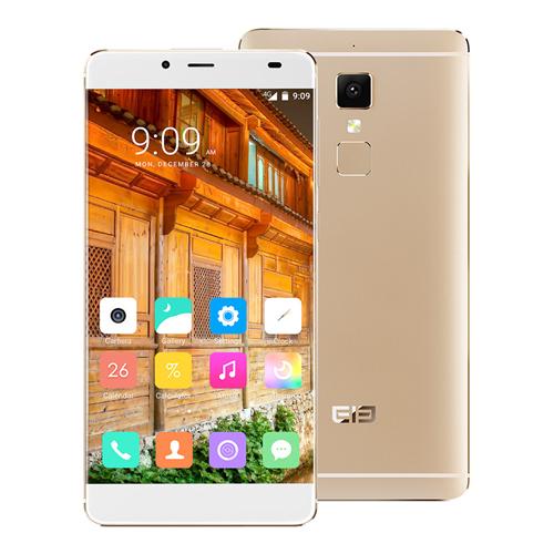 Elephone S3 5.2inch Bezel-less 2.5D Arc FHD Screen Android 6.0 MTK6753 Octa Core Smartphone 3GB 16GB 13.0MP Touch ID Fast Charge Metal Body - Gold