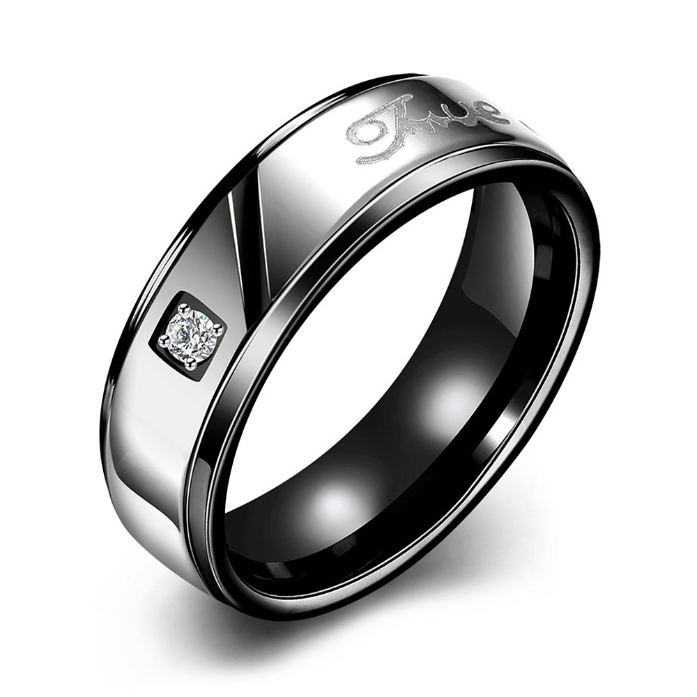 TGR100-A-9 Stainless Steel Male Ring - Size 9