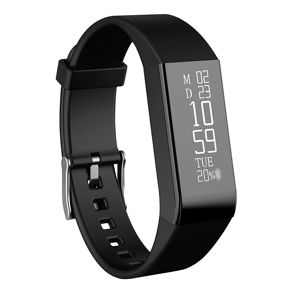 Vidonn A6 Heart Rate Monitor Bluetooth Smart Bracelet - Black