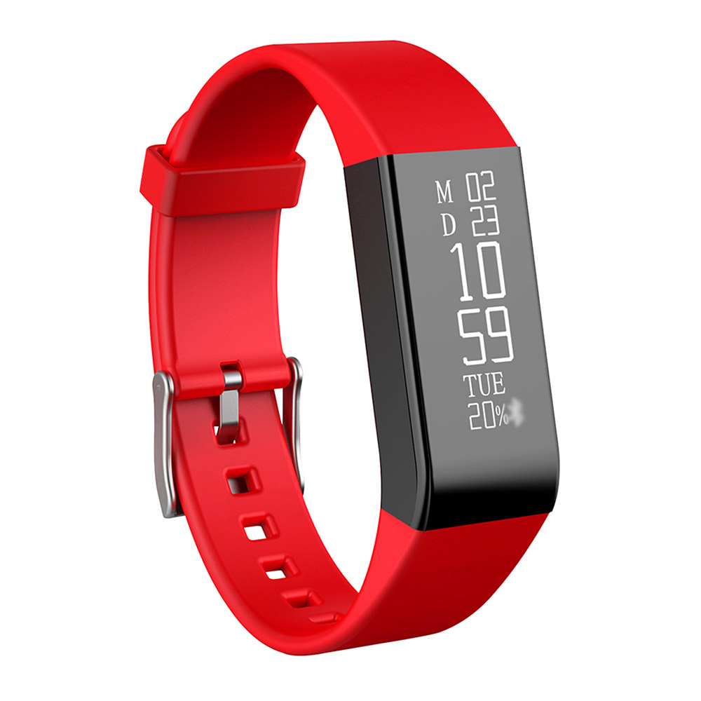 Vidonn A6 Heart Rate Monitor Bluetooth Smart Bracelet - Red