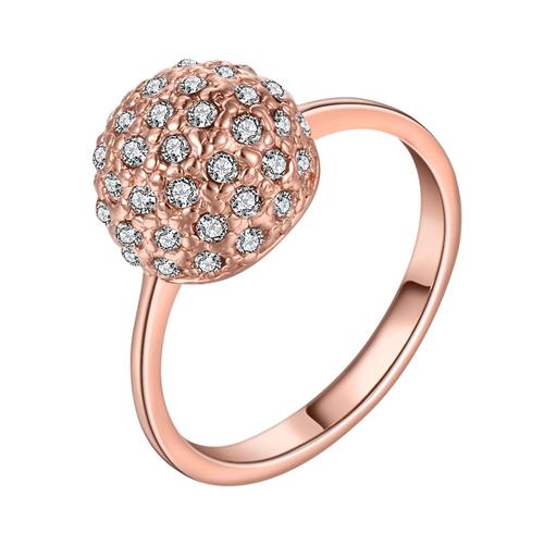Inalis R611 Rose Gold Ring - Size 8