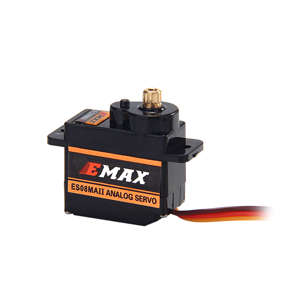 EMAX ES08MA II 12G Mini engrenagem de servo metal analógico para modelo RC