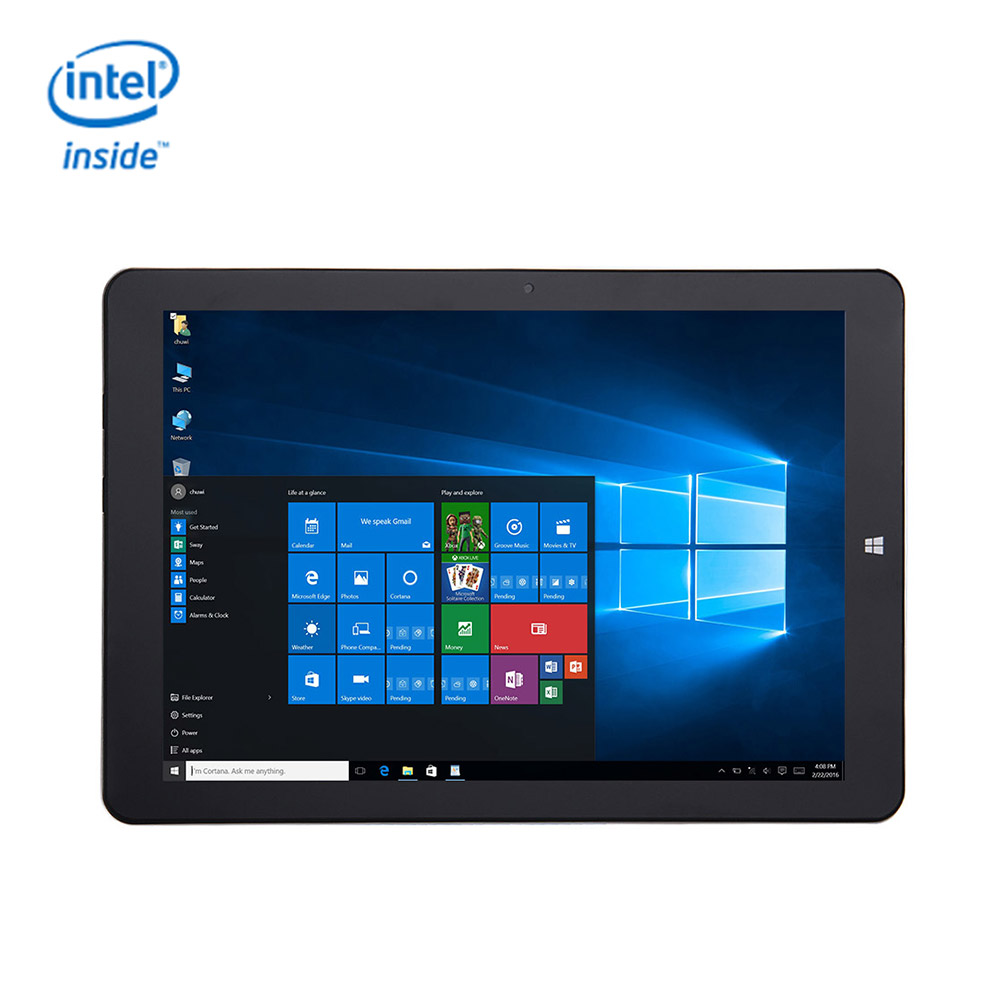 CHUWI Hi12 12 inch Intel Cherry Trail Z8300 Dual OS Windows10 + Android 5.1 4GB/64GB 2in1 Ultrabook Tablet PC Quad Core 1.84GHz IPS 2160*1440 - Gray
