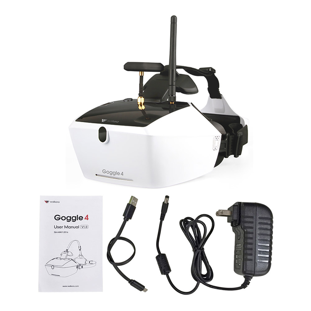 Walkera Goggle 4 5Inches 5.8G 40CH Raceband AV 3D FPV Goggles