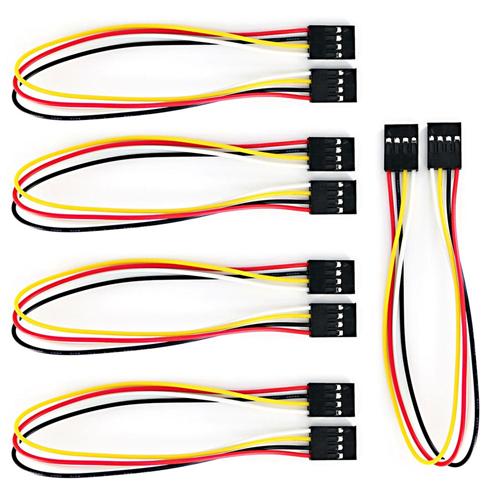 

5PCS 21cm 4-Pin Female to Female Dupont Line Wire for Arduino