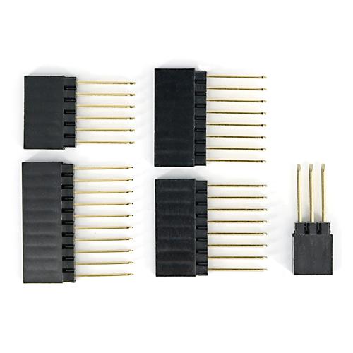 

6P + 8P + 10P + 2X3P Gold-plated Long Female Pin Header Kit for Arduino Expansion Shield Board
