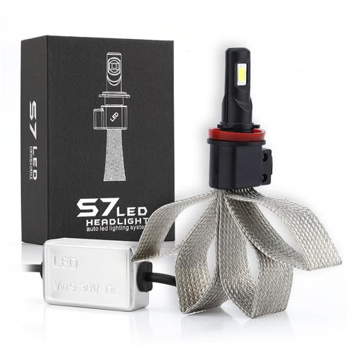 

S7 H11-6000K-A 30W 3200LM LED Car Headlight Kit Auto Lighting System Car LED Bulb