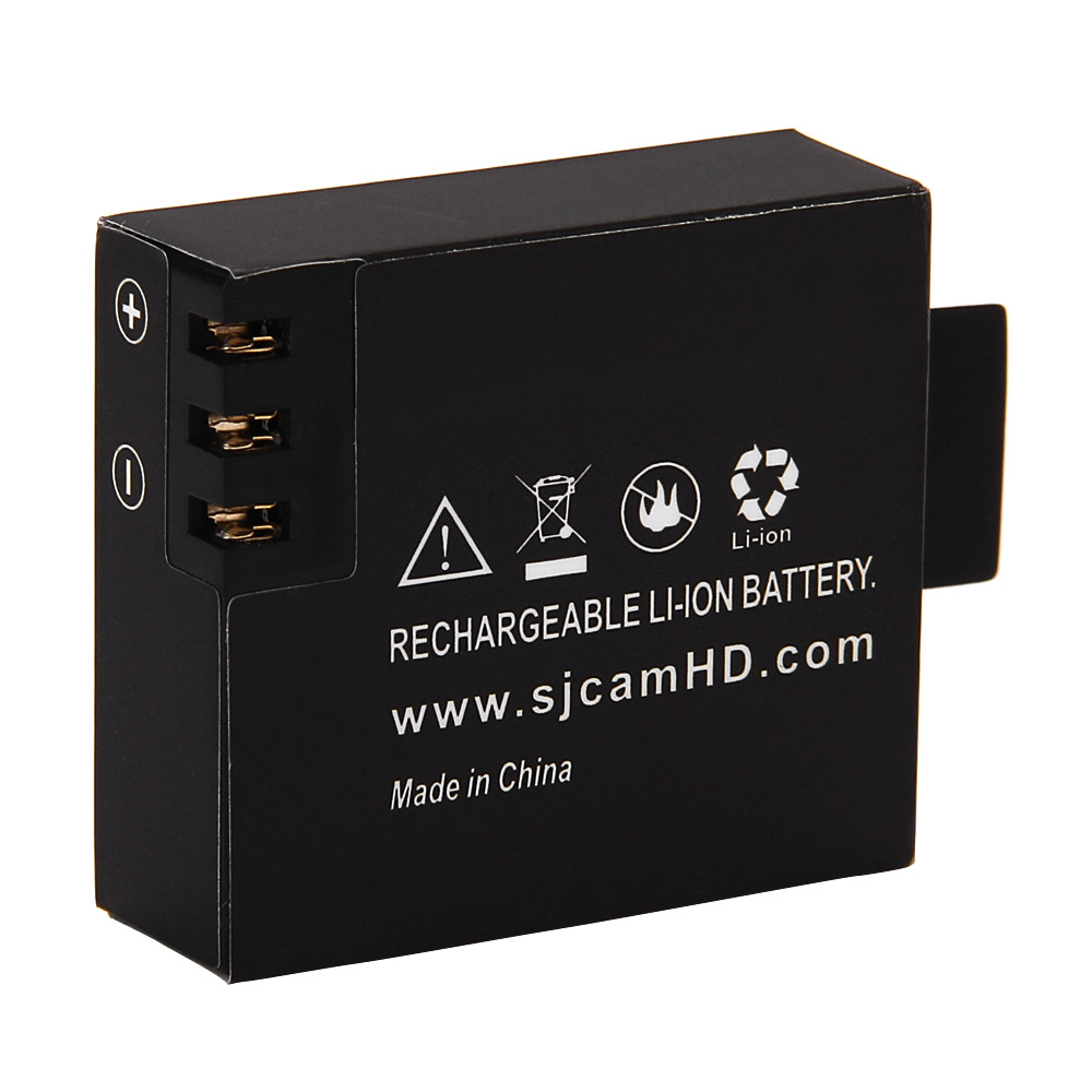 3.7V Liion Battery 900mAh + Charger Dock For Sports Camera SJCAM