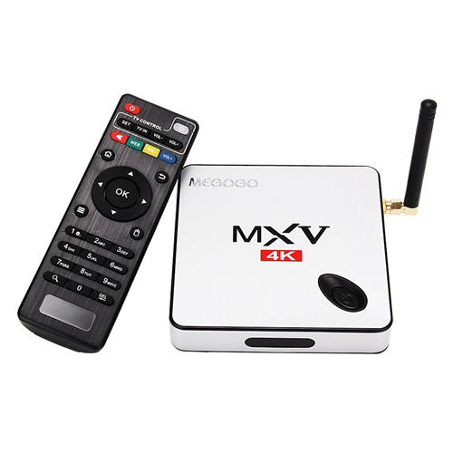 MEGOGO MXV Android 5.1.1 Amlogic S905 4K IPTV BOX Russia Live Channels Video on Demand