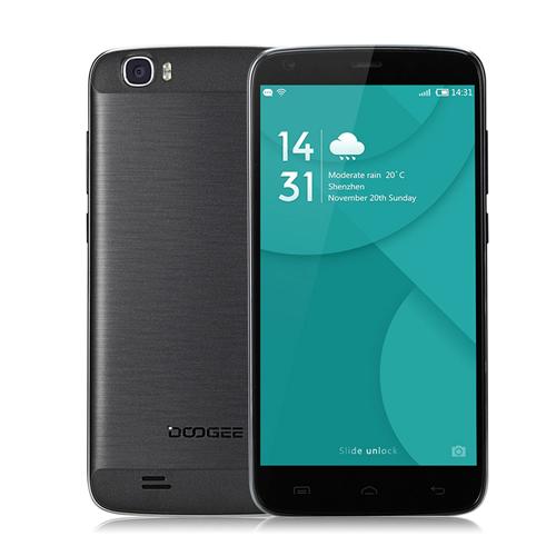 DOOGEE T6 Pro 5.5inch IPS HD 4G LTE 6250mAh Battery Android 6.0 Smartphone MT6753 64-bit Octa Core 3GB 32GB 13.0MP Fast Charge OTG - Black