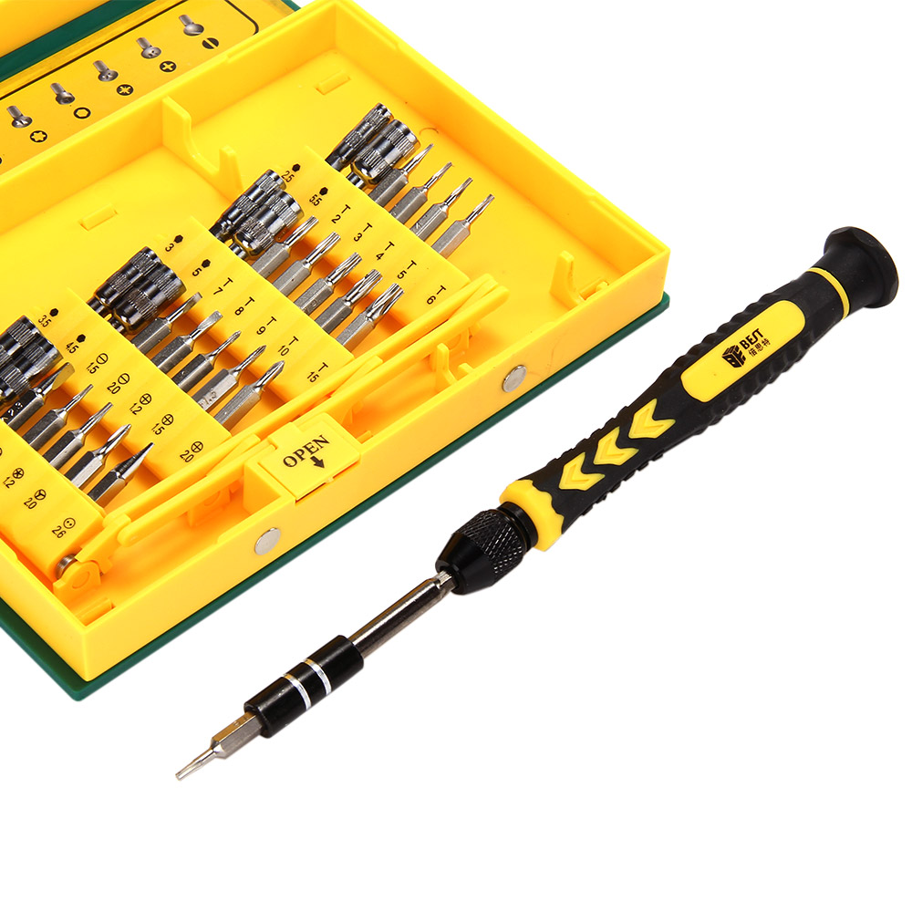 BEST8921 38pcs Universal Repair Tool Kit Set For Electronics
