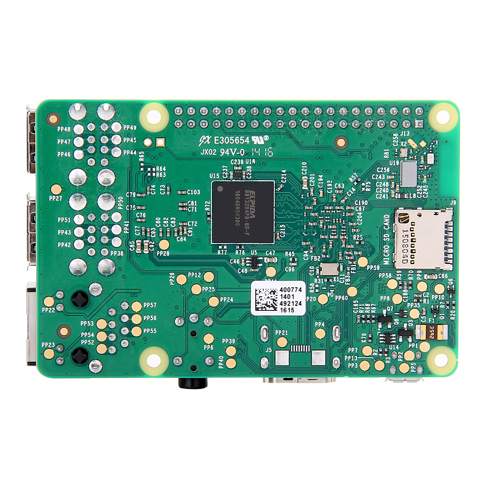 

Raspberry Pi 3 Model B Project Board Development Board Mini PC Broadcom BCM2837 1.2GHz 1GB RAM Bluetooth 4.1