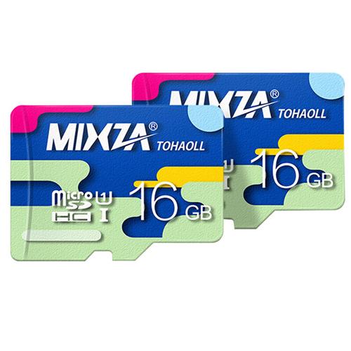 MIXZA Class10 SDHC Micro SD Memory Card Color Series-16GB