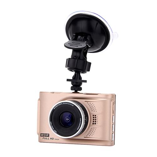 Автомобильная камера Q7 3.0 Inch HD 120 Широкоугольный G-сенсор Автомобильный видеорегистратор ночного видения Запись записи движения Автомобильный рекордер - золотой