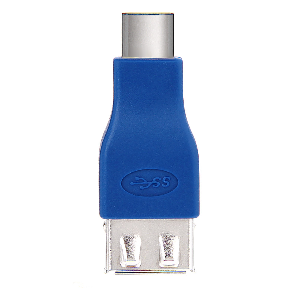 TypeC To TypeB Female USB 3.0 Adapter Blue