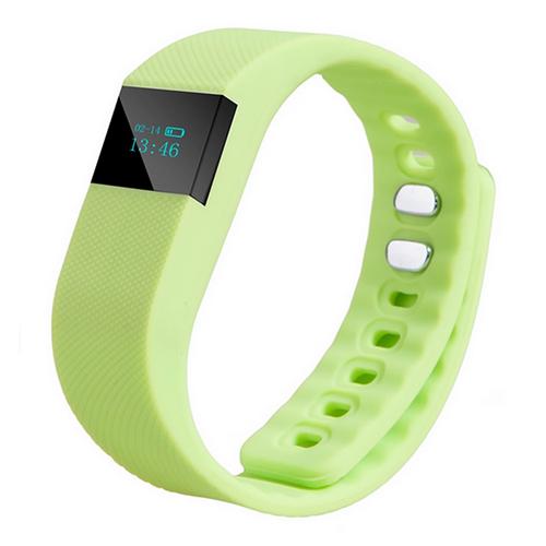 TW68 Bluetooth Smart Bracelet With Blood Pressure Heart Rate Measurement / Pedometer / Sleep Tracker / Fall Reminder / Call Notification For Android iOS - Green