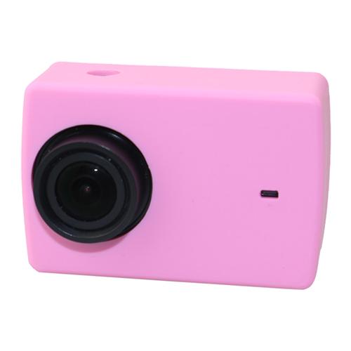 Soft Silicone Protective Cover Case for YI Action Camera 2 - Pink