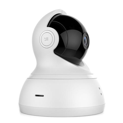 US Edition YI Dome Camera Pan/Tilt/Zoom Wireless IP Security Surveillance System 720p HD Infrared Night Vision WiFi Camera - White
