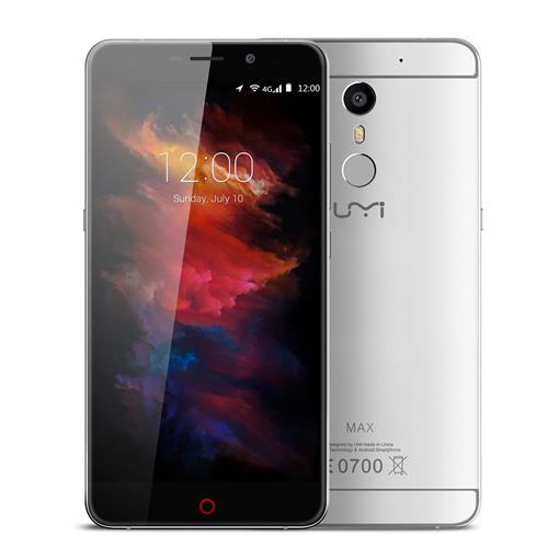 UMI MAX 5.5inch FHD 4G LTE 4000mAh Android 6.0 Smartphone MT6755 Helio P10 Octa Core 3GB 16GB 13.0MP Touch ID Type-C LED Notification - Gray