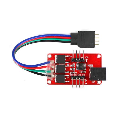 Colorful RGB LED Strip Driver Module with DC Jack for Arduino