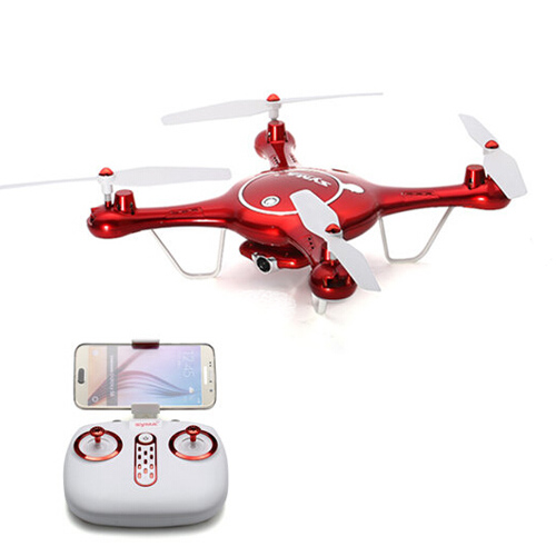 

SYMA X5UW WIFI FPV With 720P HD Camera Altitude Hold Mode 2.4G 4CH 6-Axis Gyro RC Quadcopter RTF - Red