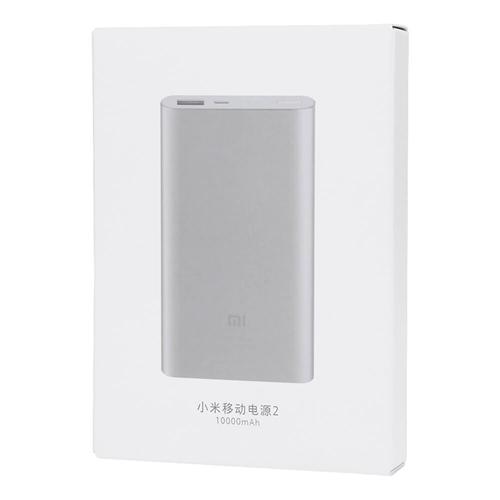 Original Xiaomi Ultra-thin 10000mAh Lithium Polymer Power Bank 2 - Silver