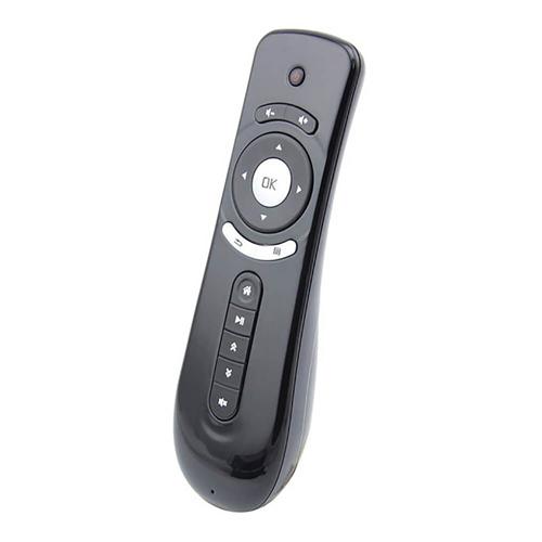 T2 6-axis Somatosensory Flying Mouse 2.4GHz Wireless Remote Control - Black