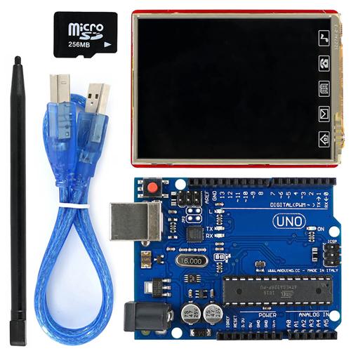 

2.8 inch TFT LCD Touch Screen LCD Shield Kit with TF Card for Arduino