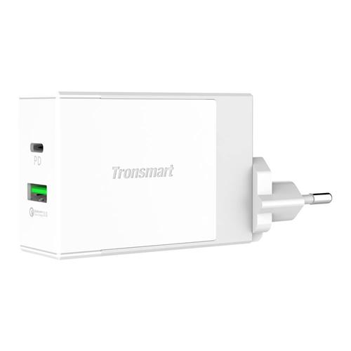 Tronsmart 48W USB-C 2-Port Wall Charger with Power Delivery for Google Pixel/Pixel XL MacBook 2016 Model iPad Pro and Quick Charge 3.0 for LG G5 HP Elite X3 Xiaomi Mi5 GM5 Plus LETV MaxPro HTC A9 - EU