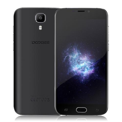 Doogee X9 Pro 5.5inch HD 2.5D Screen Android 6.0 4G LTE Smartphone MT6737 Quad Core 2GB RAM 16GB ROM 5.0MP 8.0MP TOUCH ID OTG - Black