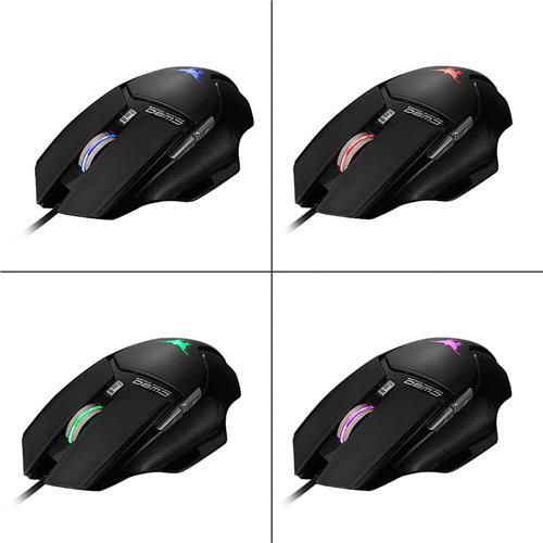 Combaterwing CW-90 6 Keys Optical Gaming Mouse - Black