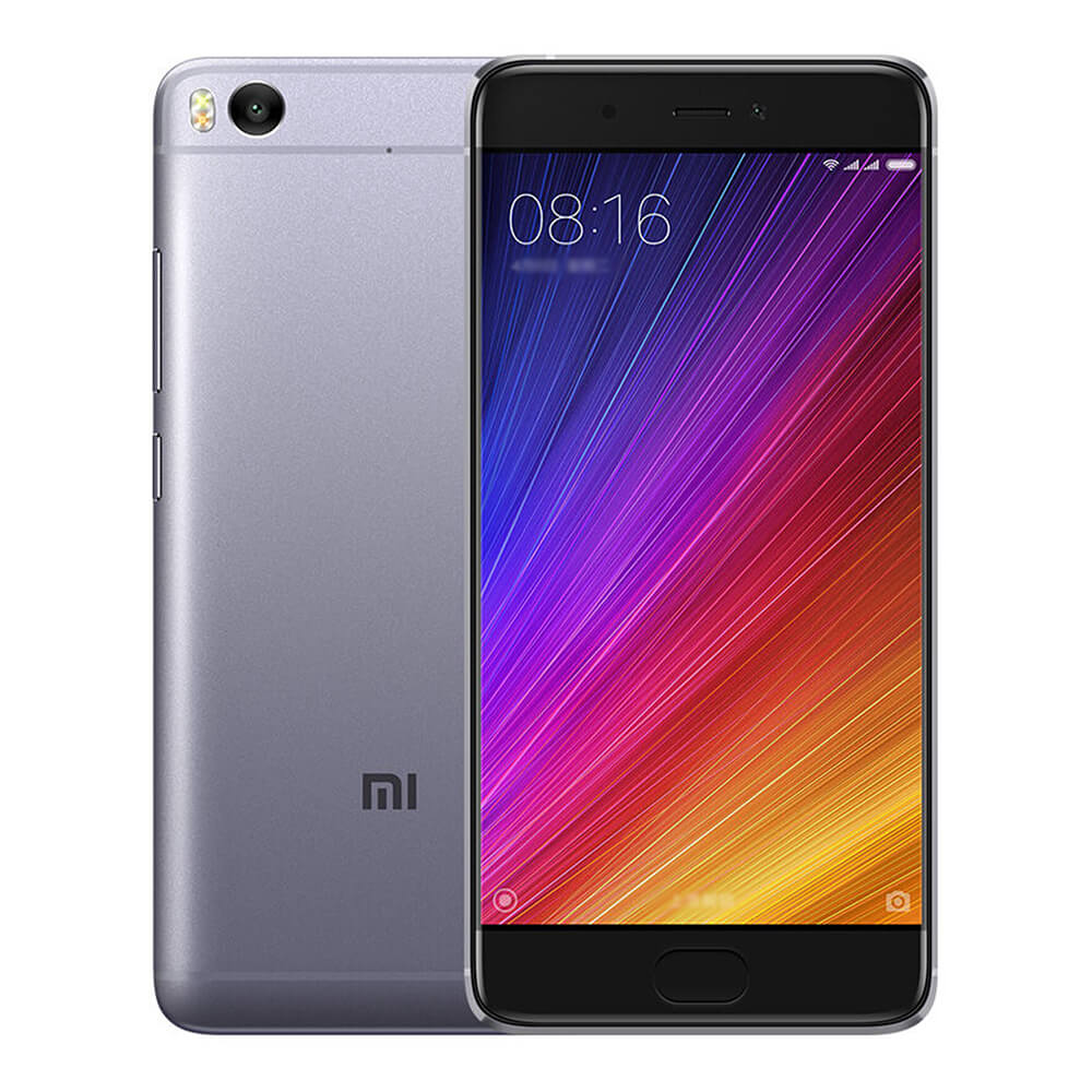 Xiaomi Mi 5S 5.15inch FHD MIUI 8 Android 6.0 4G LTE Smartphone Qualcomm Snapdragon 821 Quad Core 4GB 128GB 12.0MP Ultrasonic Touch-ID NFC Type-C - Gray