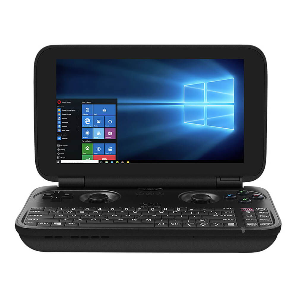 GPD Win 5.5 inch Gamepad Tablet PC Intel Atom X7 Z8700 Windows 10 OS 4GB/64GB Game Console Quad Core 2.4GHz Gorilla Glass Touch Screen 1280*720 Type-C - Black