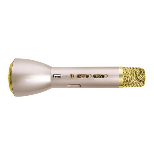 K088 Wireless Bluetooth Microphone Speaker - Gold