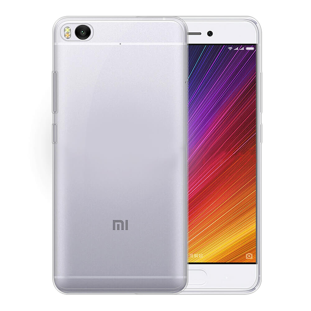 

Silicon Back Cover High Quality Protective Soft Case Phone Shell For Xiaomi Mi 5S- Transparent