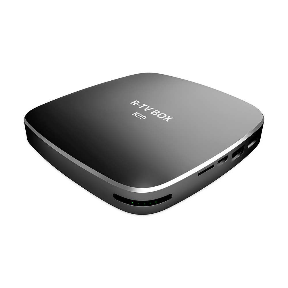 R-TV BOX K99 Rockchip RK3399 Hexa Core 64bit TV BOX Android 6.0 4GB/32GB AC WIFI 1000M LAN Type C Bluetooth