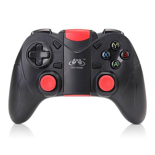 

GEN GAME S6 Wireless Bluetooth Controller Gamepad Game Console for Android Windows - Red with Black