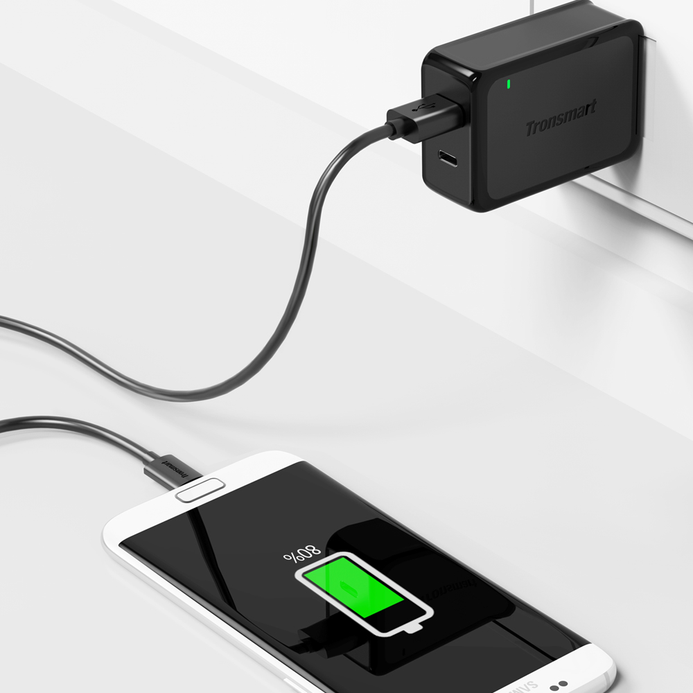 Tronsmart USB 2.0 Male to Micro USB Cable 5 Pack 0.3M 1M 1.8M